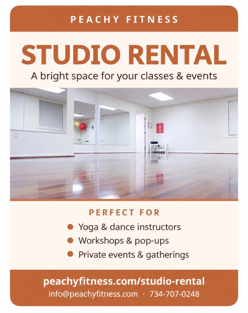 Peachy Fitness studio rental